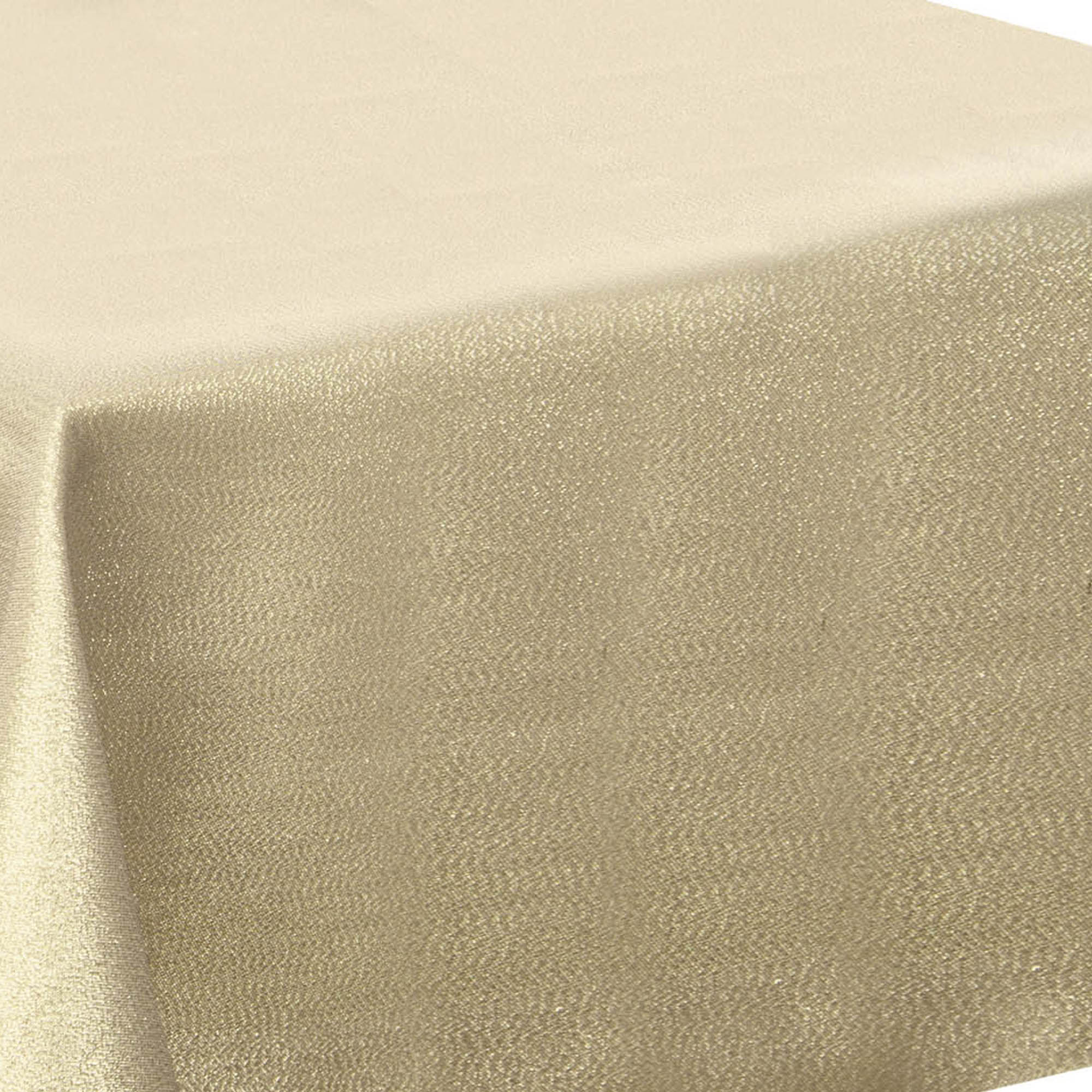 Toalha De Mesa Dourada Com Glitter 140x240cm