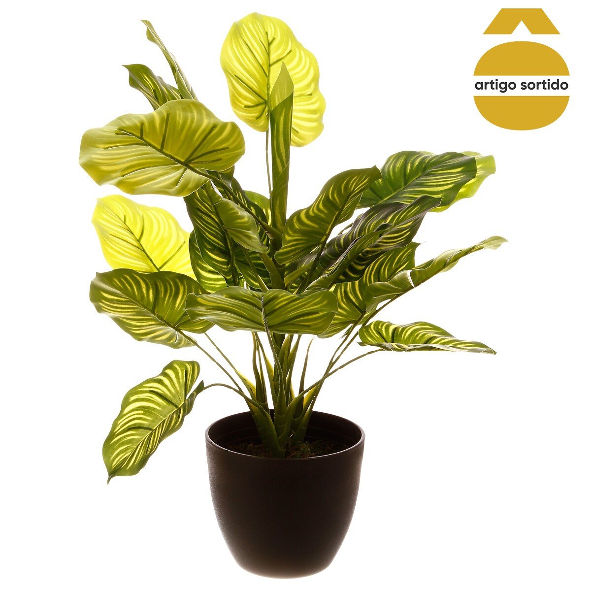 Vaso com planta artificial 45cm