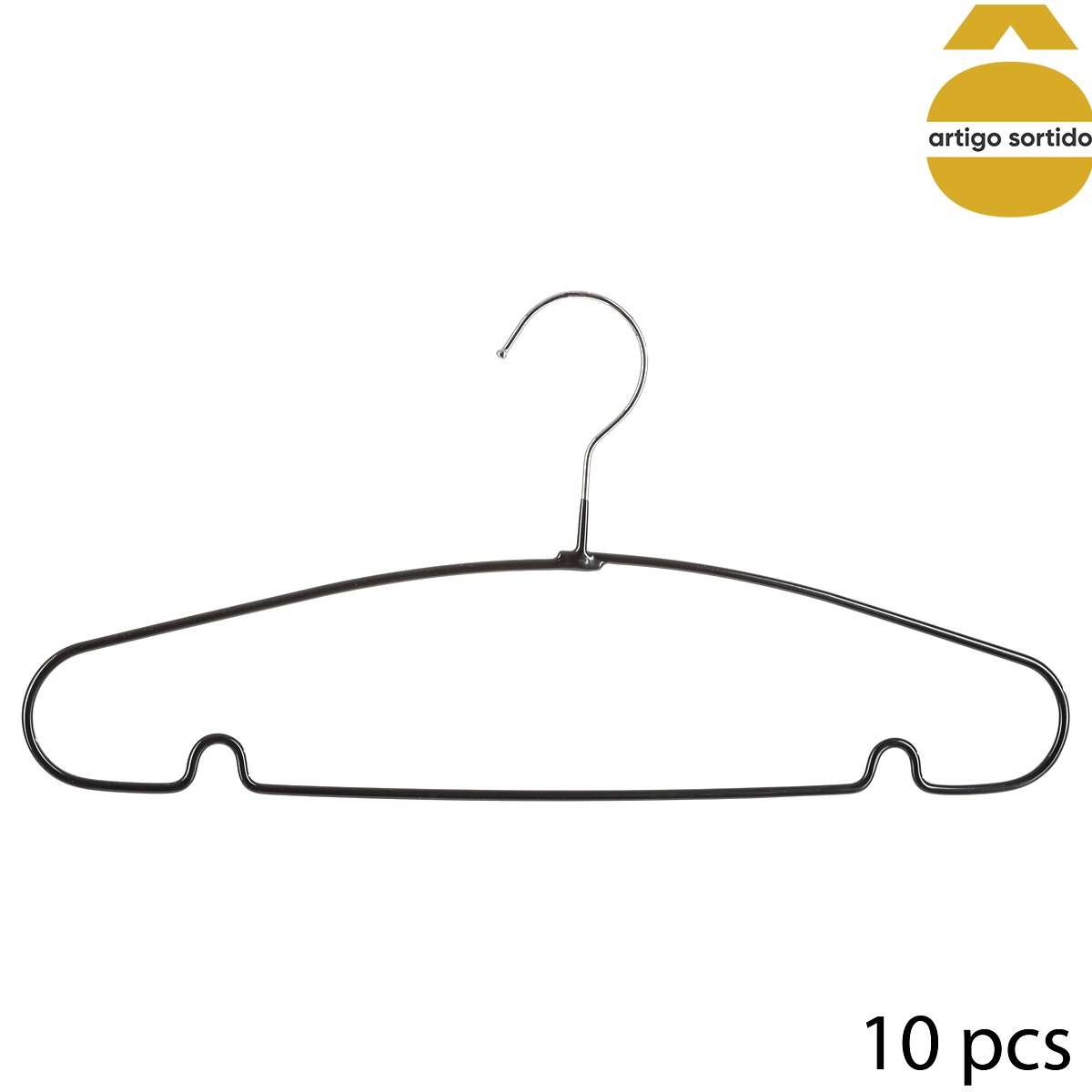 Conjunto de 10 cabides