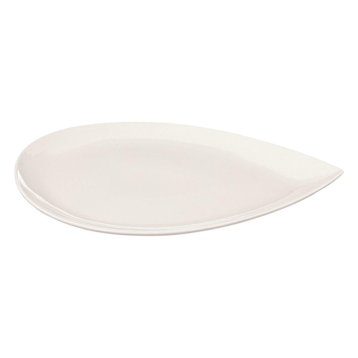 Travessa branca GOTA em porcelana 30x40cm,  Travessa branca GOTA em porcelana 30x40cm