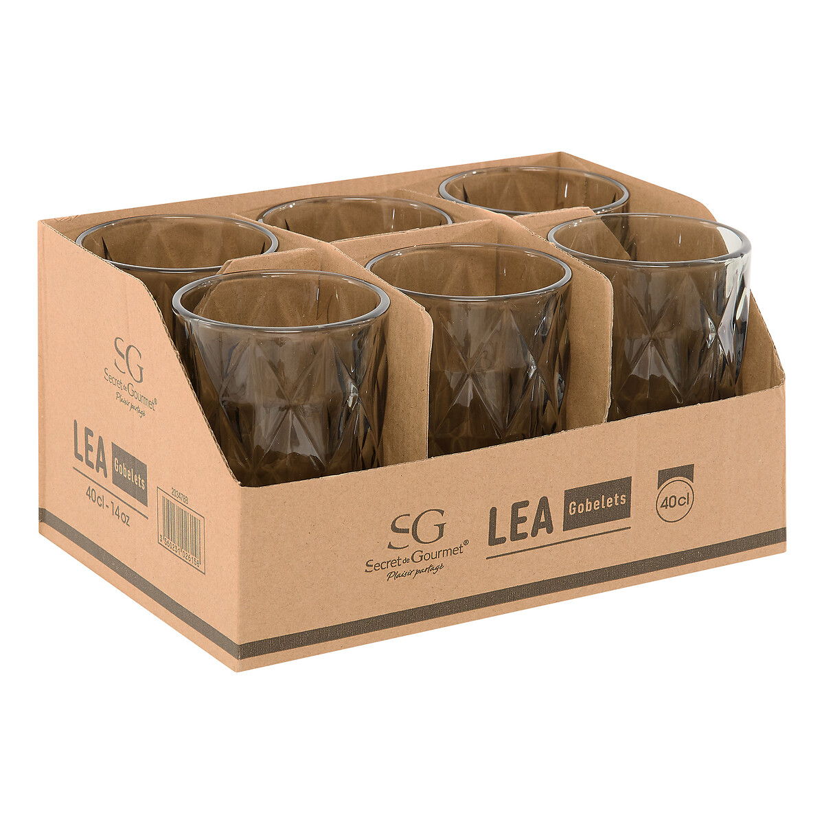 Copo alto LEA de vidro 40cl