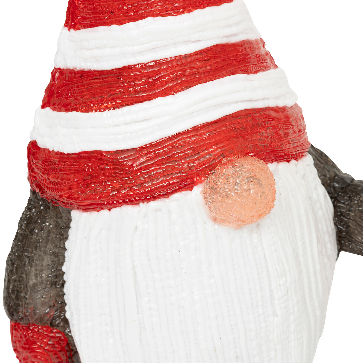 Figura de gnomo luminoso com LED solar 23x39,5cm