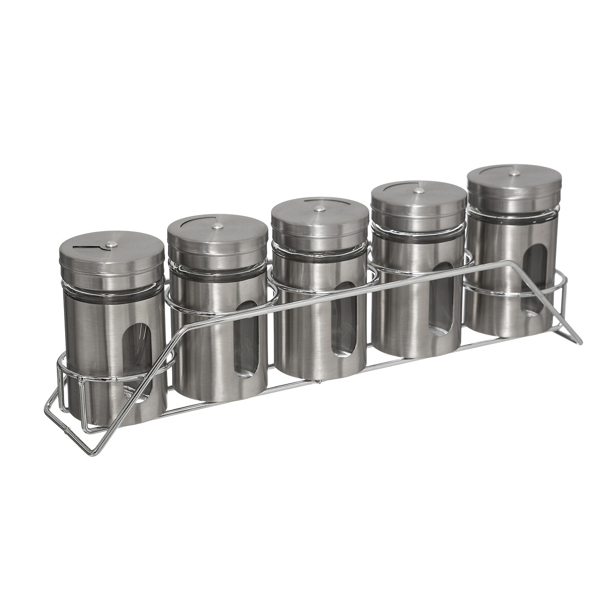 Conjunto de 5 frascos para especiarias