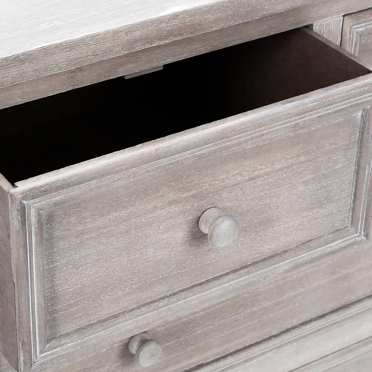 Cómoda com 5 gavetas CHARME cinza