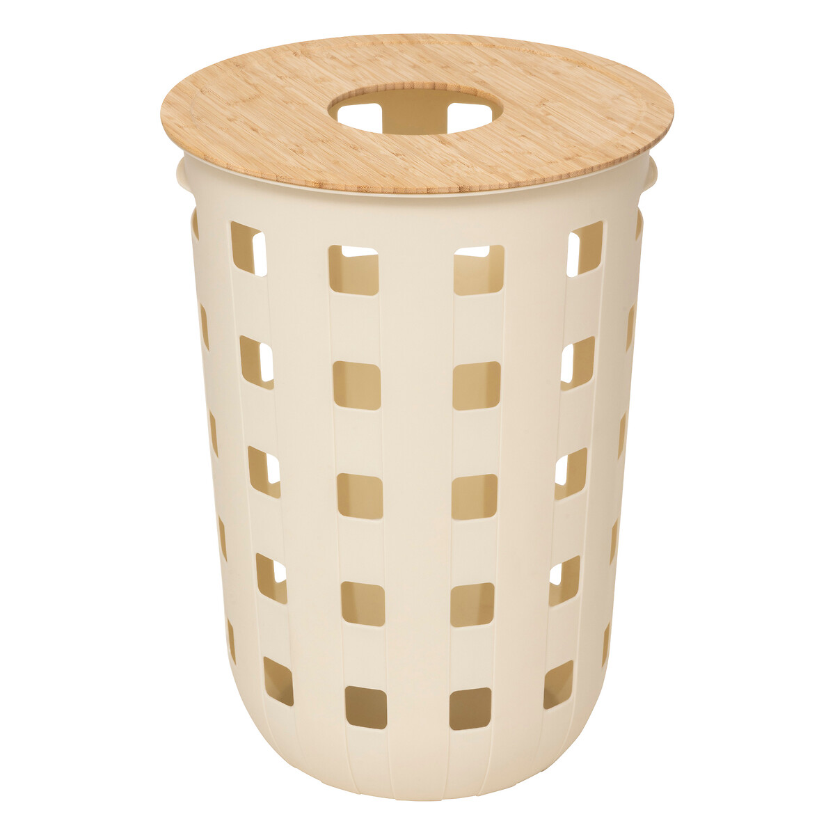 Cesto de roupa suja HARMONY bege 60l