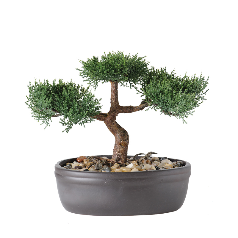 Vaso com bonsai artificial,  Vaso com bonsai artificial