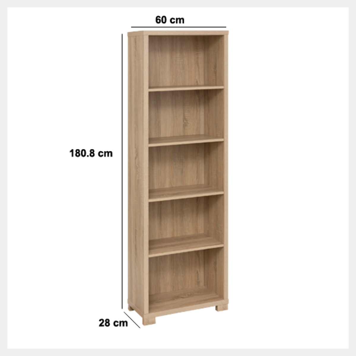 Estante BIVOAK bege em mdf