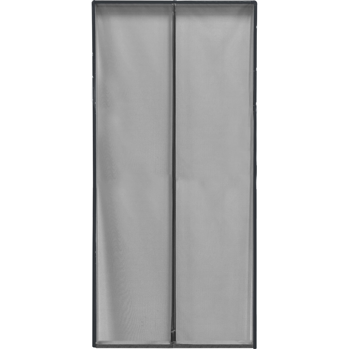 Mosquiteiro magn&eacute;tico cinza com moldura 100x220cm