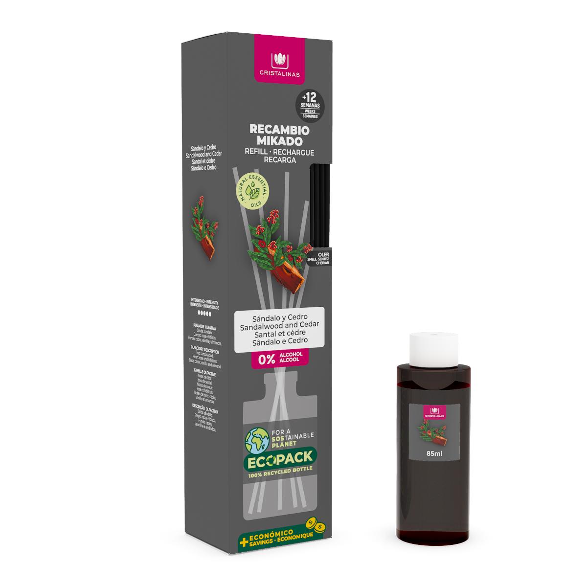 Ambientador mikado s&acirc;ndalo e cedro 85ml