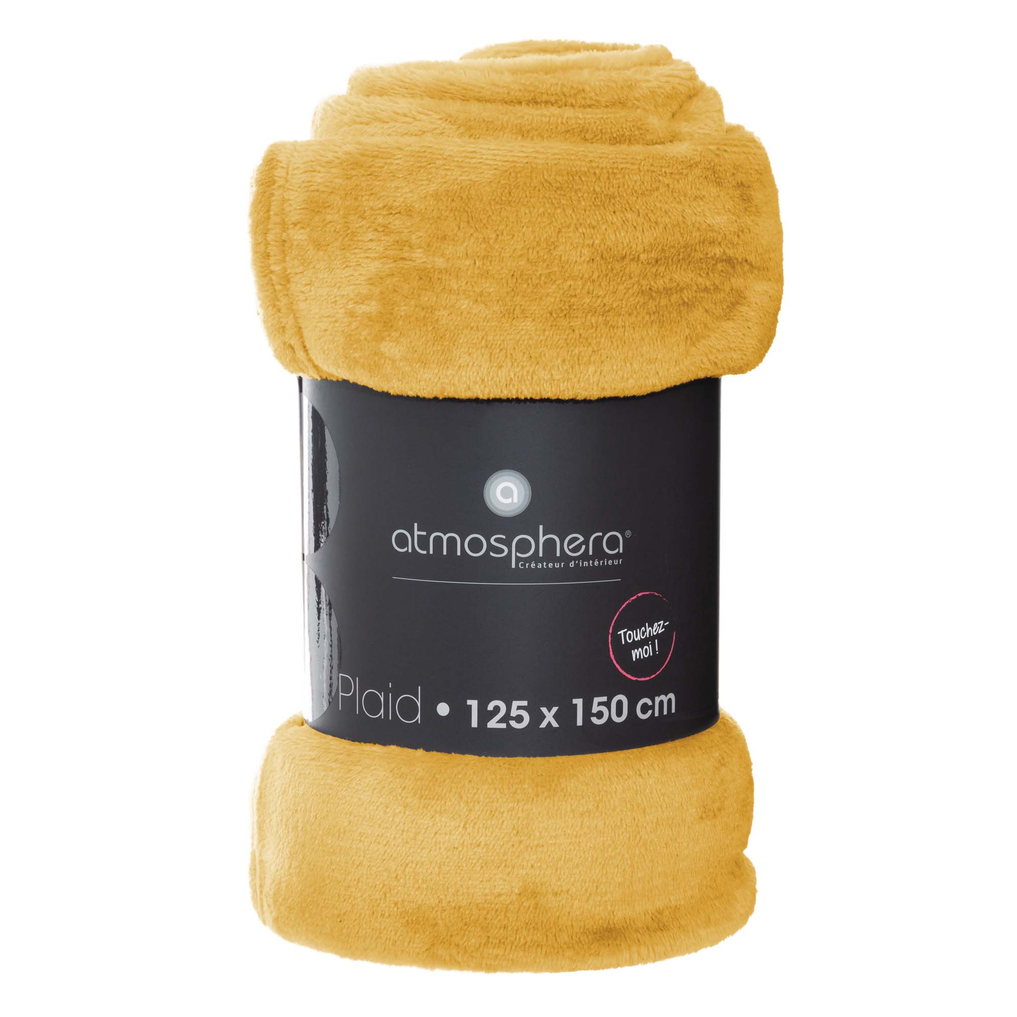 Manta CORALINA ocre 125x150cm,  Manta CORALINA ocre 125x150cm