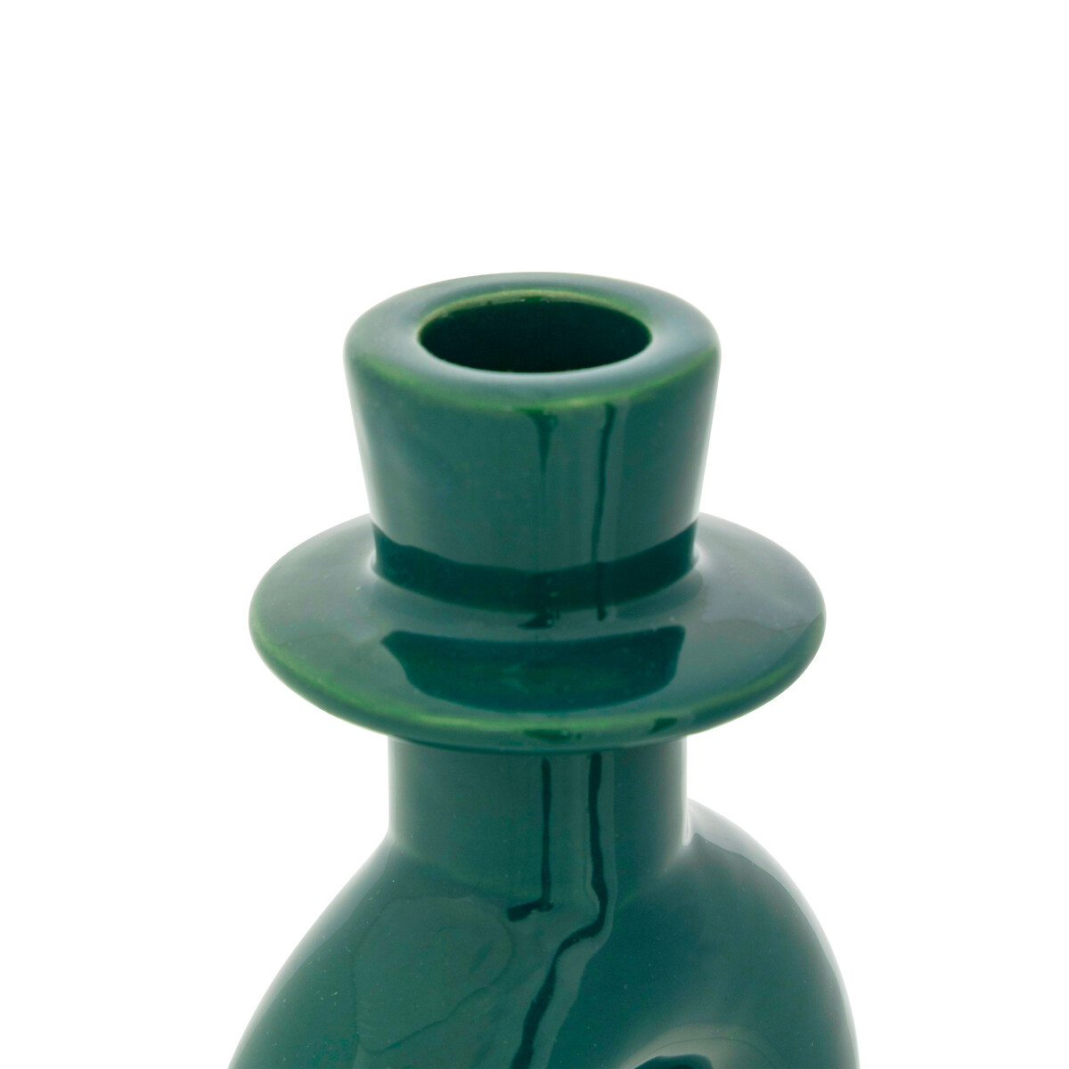 Conjunto de 2 castiçais MALA em cerâmica 18/25cm