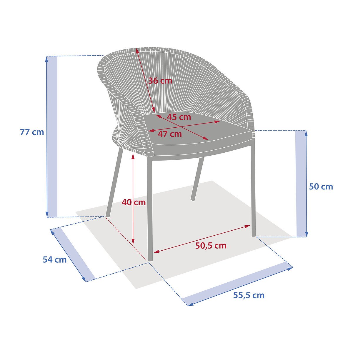 Cadeira ORYON argile