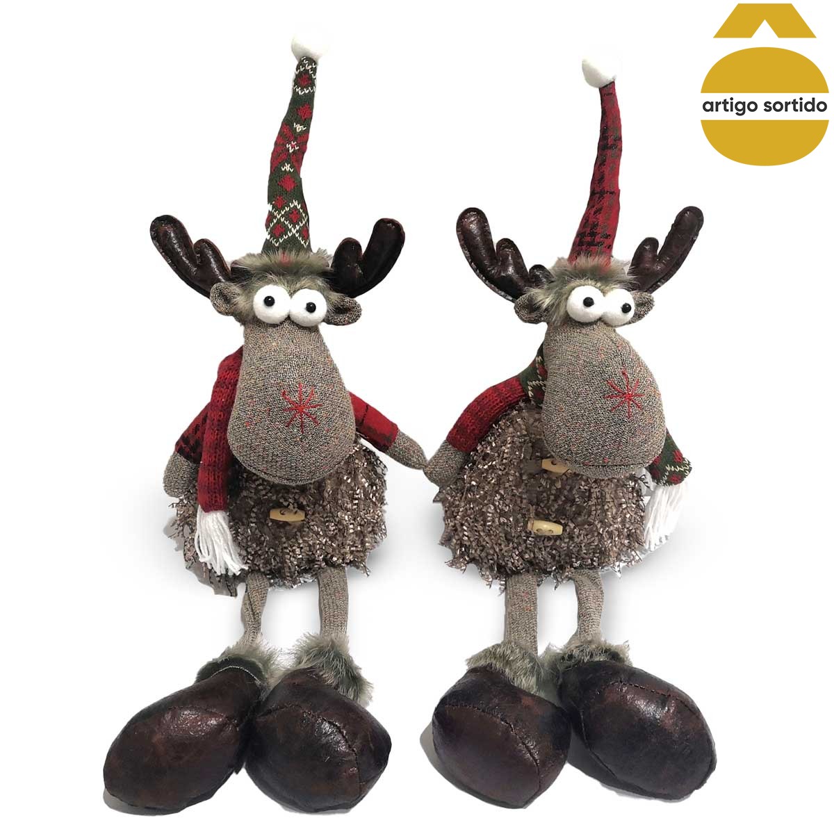 Rena Castanha Sentada 63cm