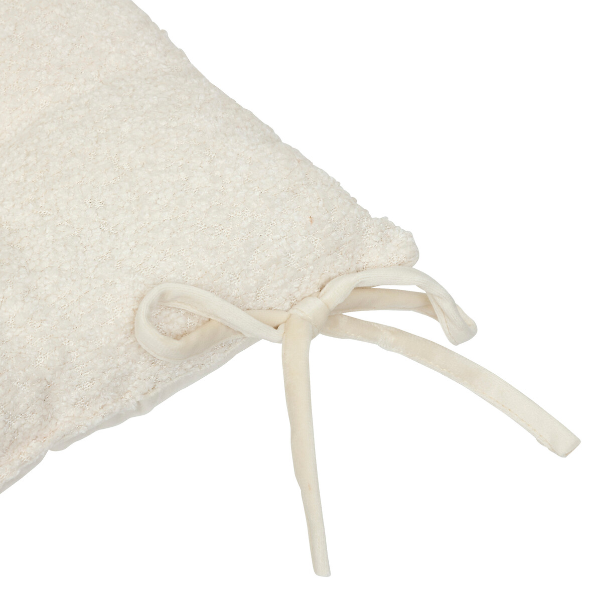 Coxim para cadeira AUTOMNE BOUCLETTE marfim 38x38cm