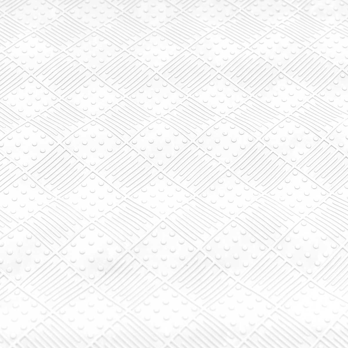 Tapete WC Antiderrapante Branco 53x53cm