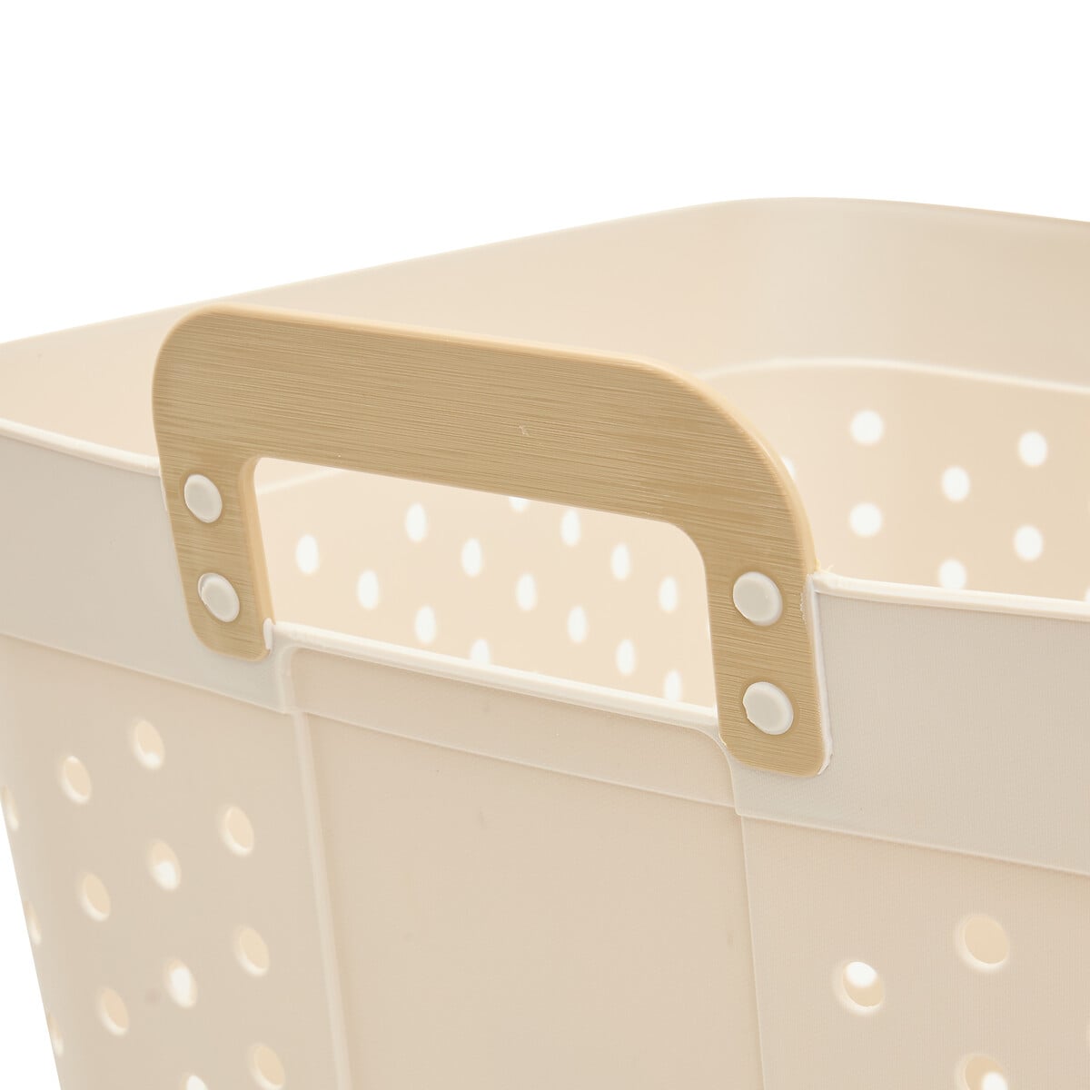 Cesto de roupa suja CLAY branco 74l