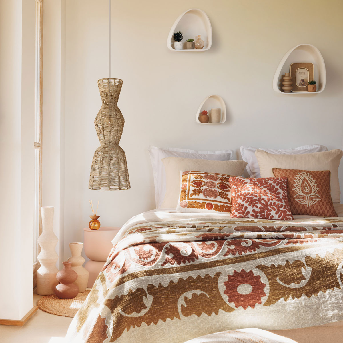 Almofada SIENNA terracota 45x45cm