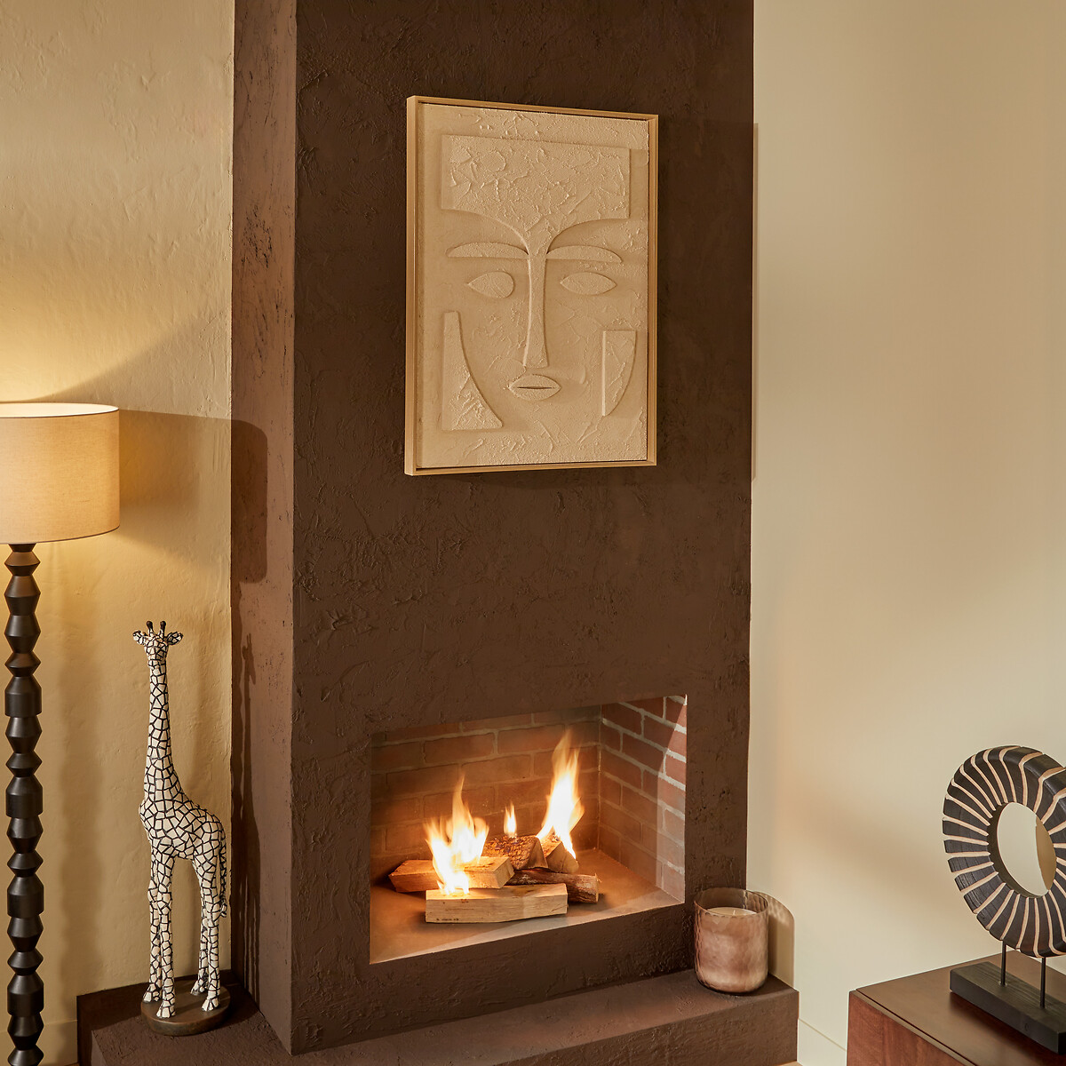 Quadro decorativo NYERO bege 60x80cm