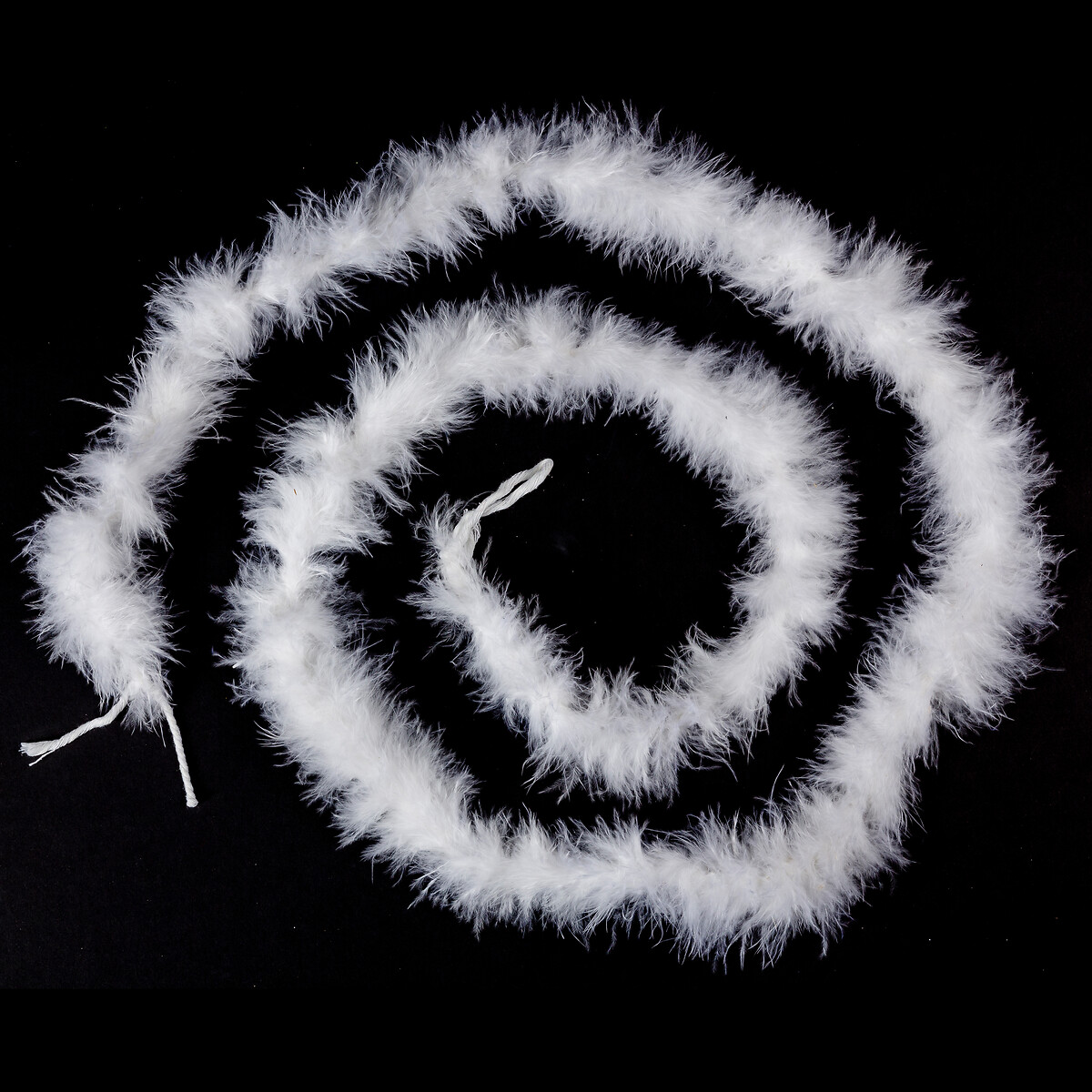 Pluma branca para decoração natalícia 200cm,  Pluma branca para decoração natalícia 200cm