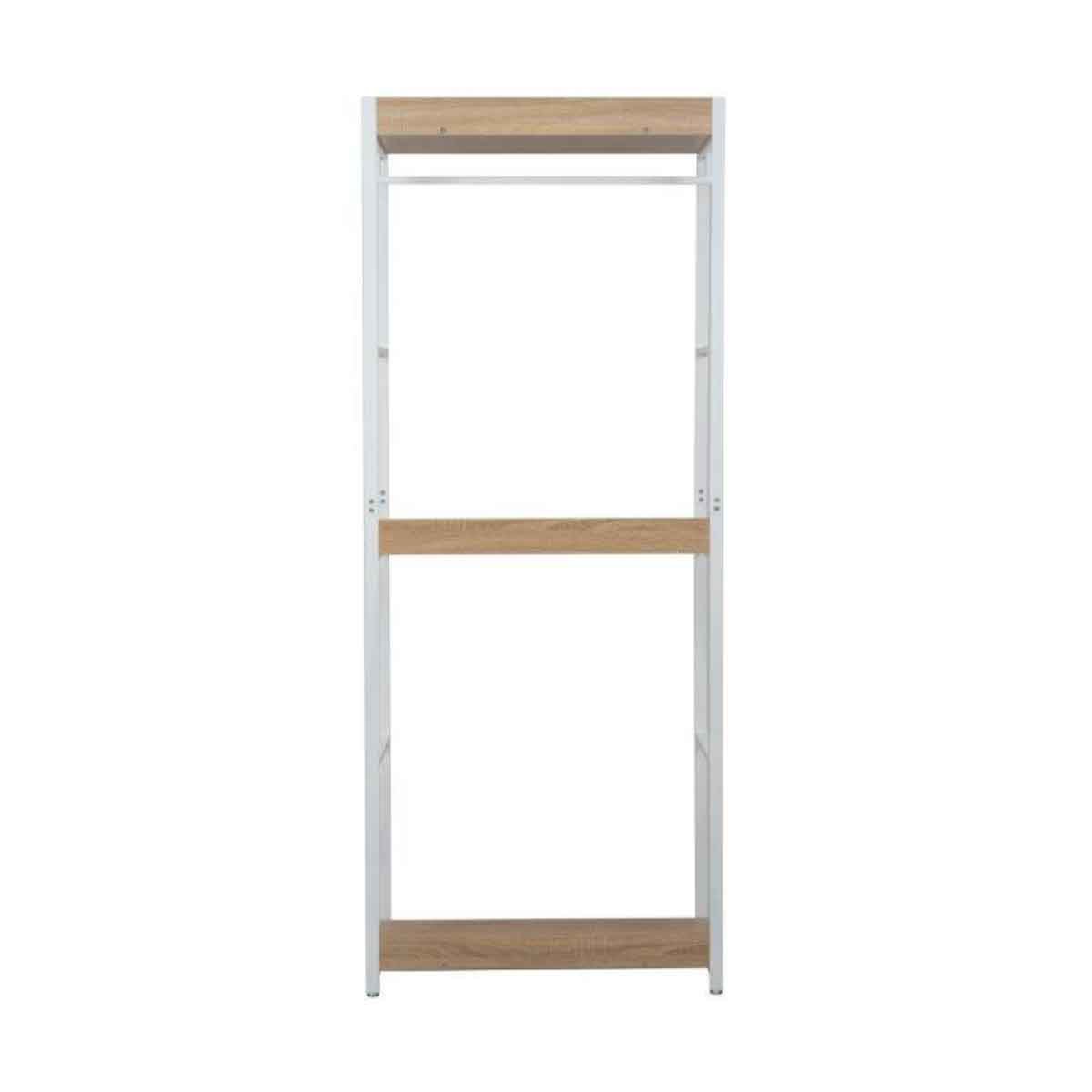 Roupeiro LAUREN branco em metal 200cm