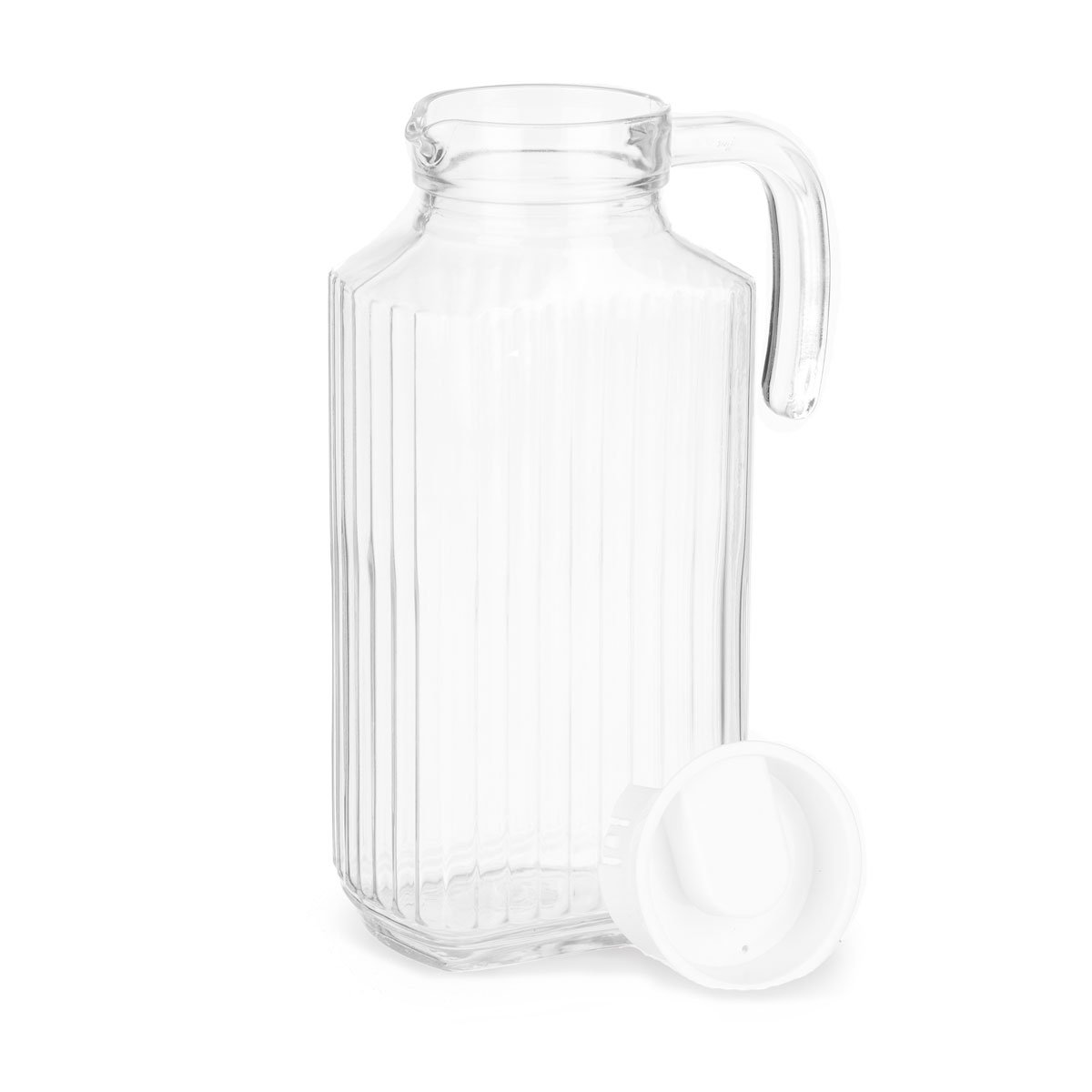 Jarro com asa em vidro 1,8l