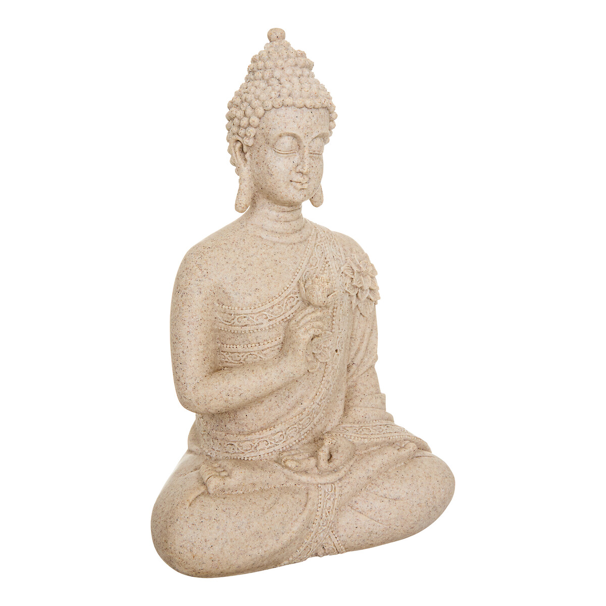 Estatueta buda SALMA bege 27cm