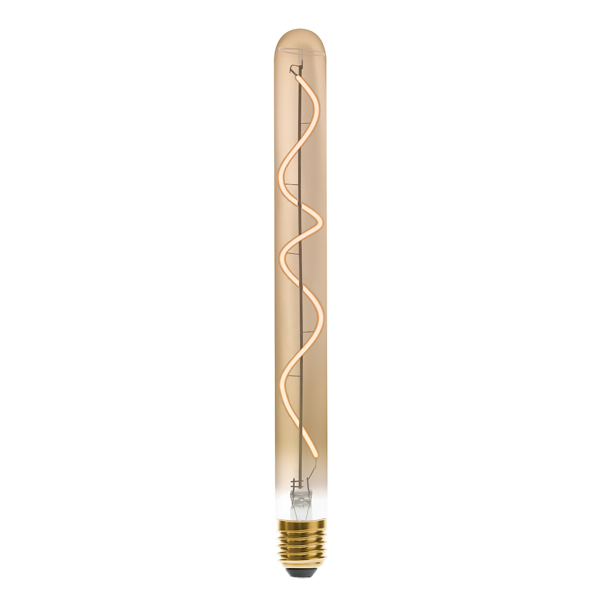 L&acirc;mpada VINTAGE &acirc;mbar tubo led 4w