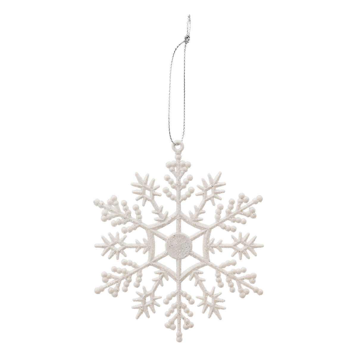 Conjunto de 2 flocos de neve 10cm