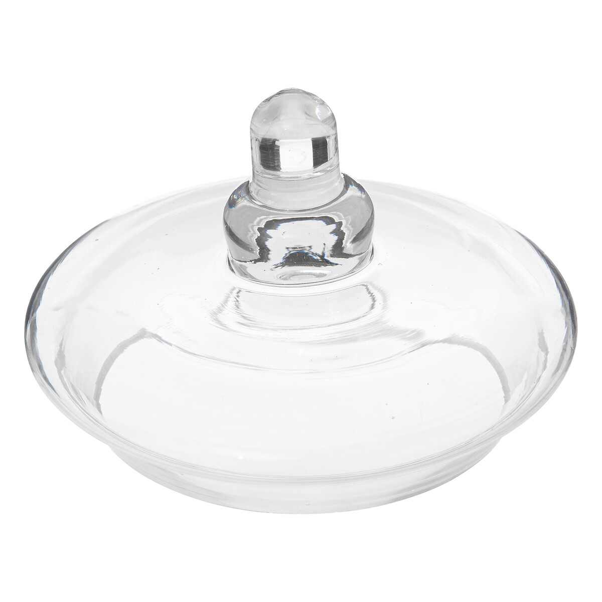 Frasco de vidro com tampa