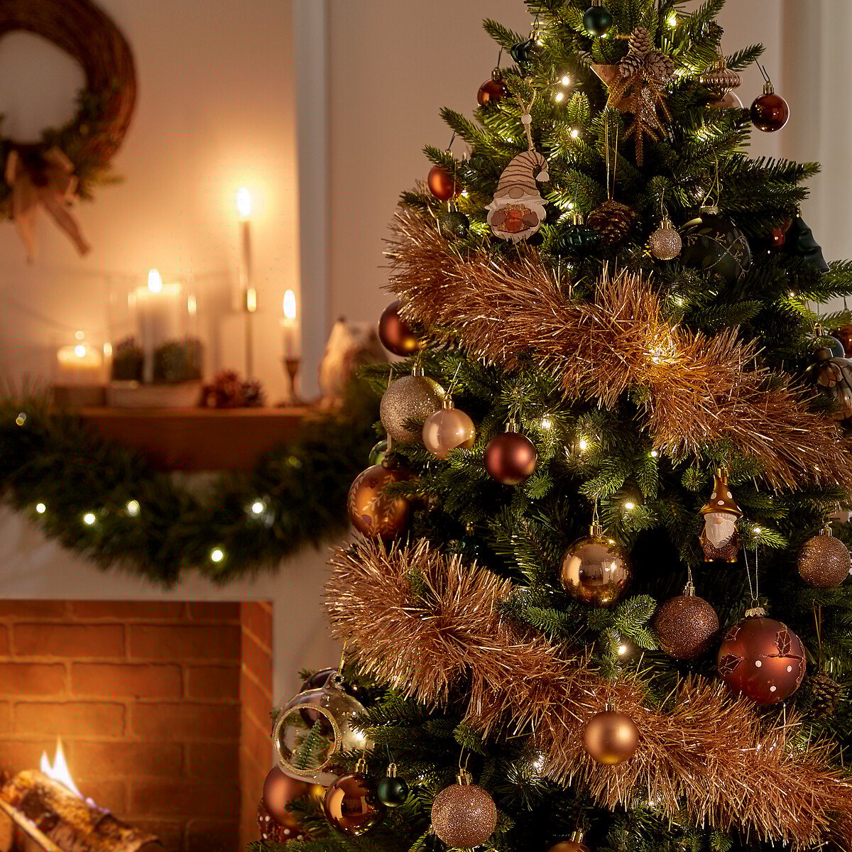 Grinalda dourada 15x200cm