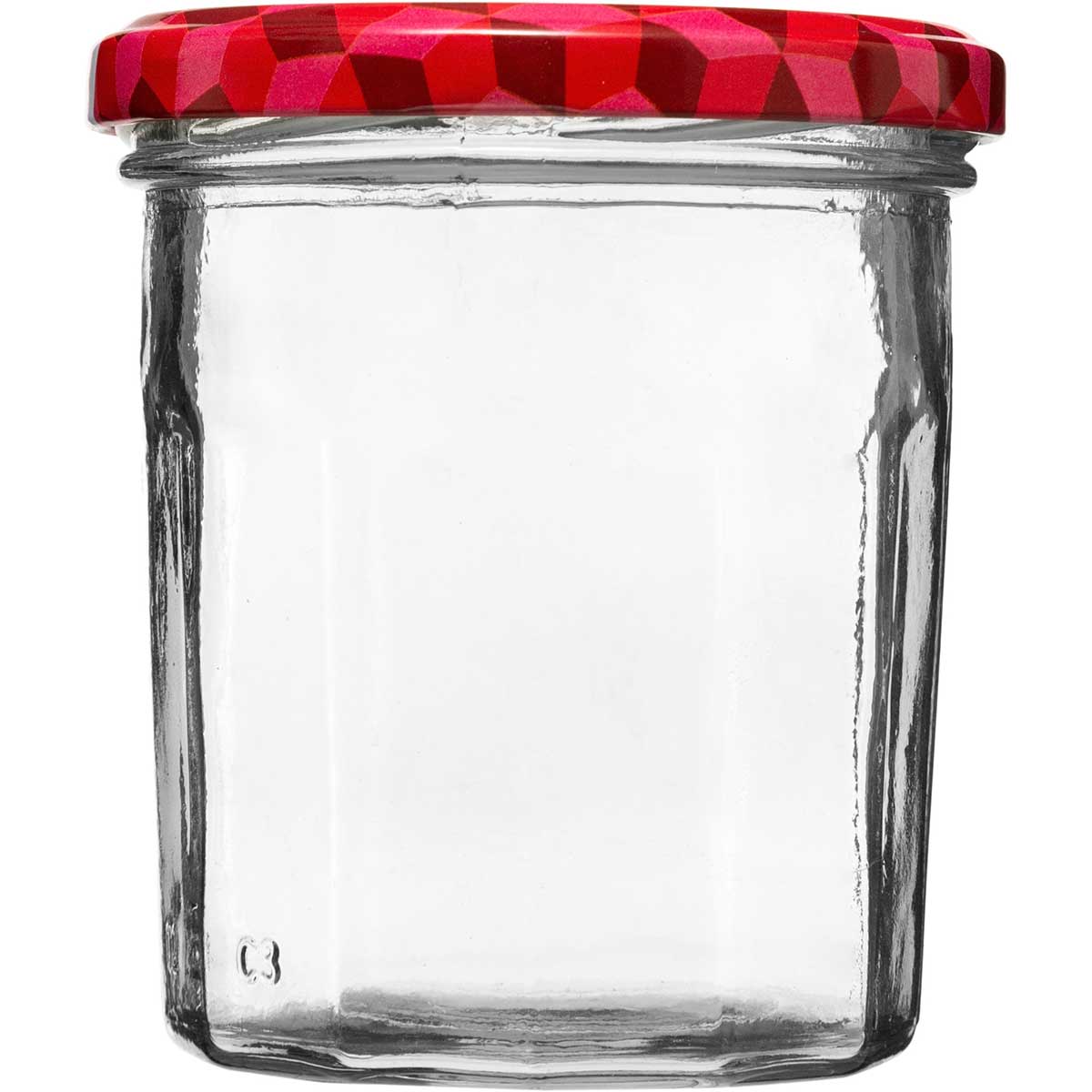 Conjunto de 6 frascos de vidro 280ml