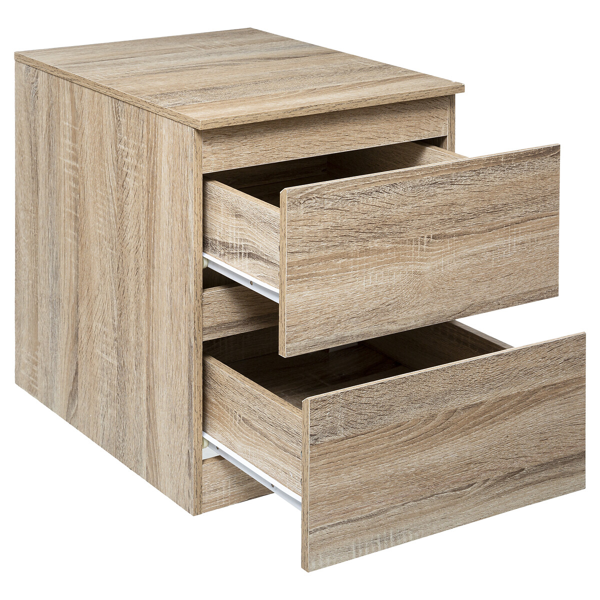 M&oacute;vel de arruma&ccedil;&atilde;o DOLO bege com 2 gavetas