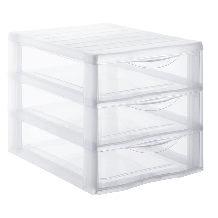 M&oacute;dulo de arruma&ccedil;&atilde;o com 3 gavetas