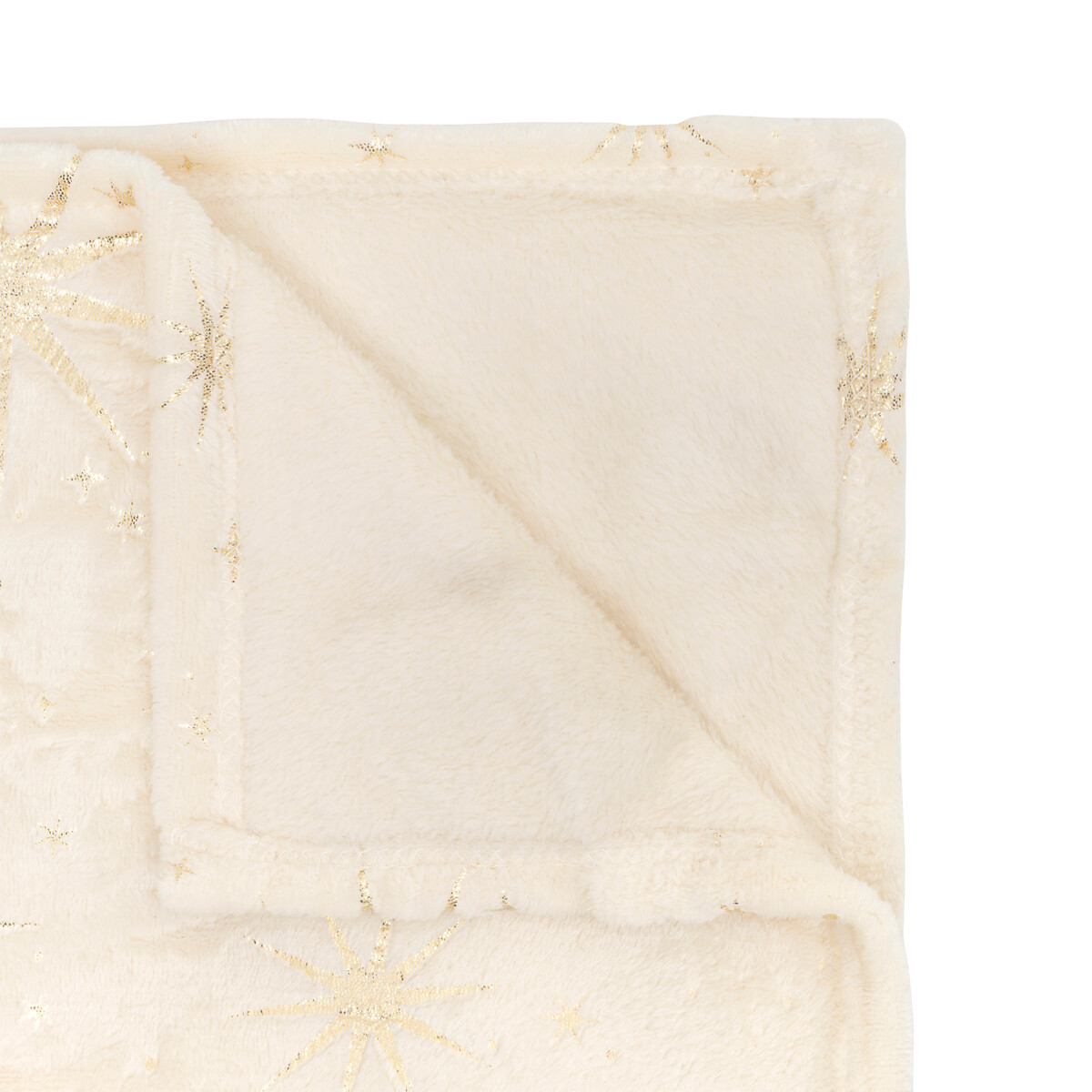 Manta estrelas douradas 130x180cm