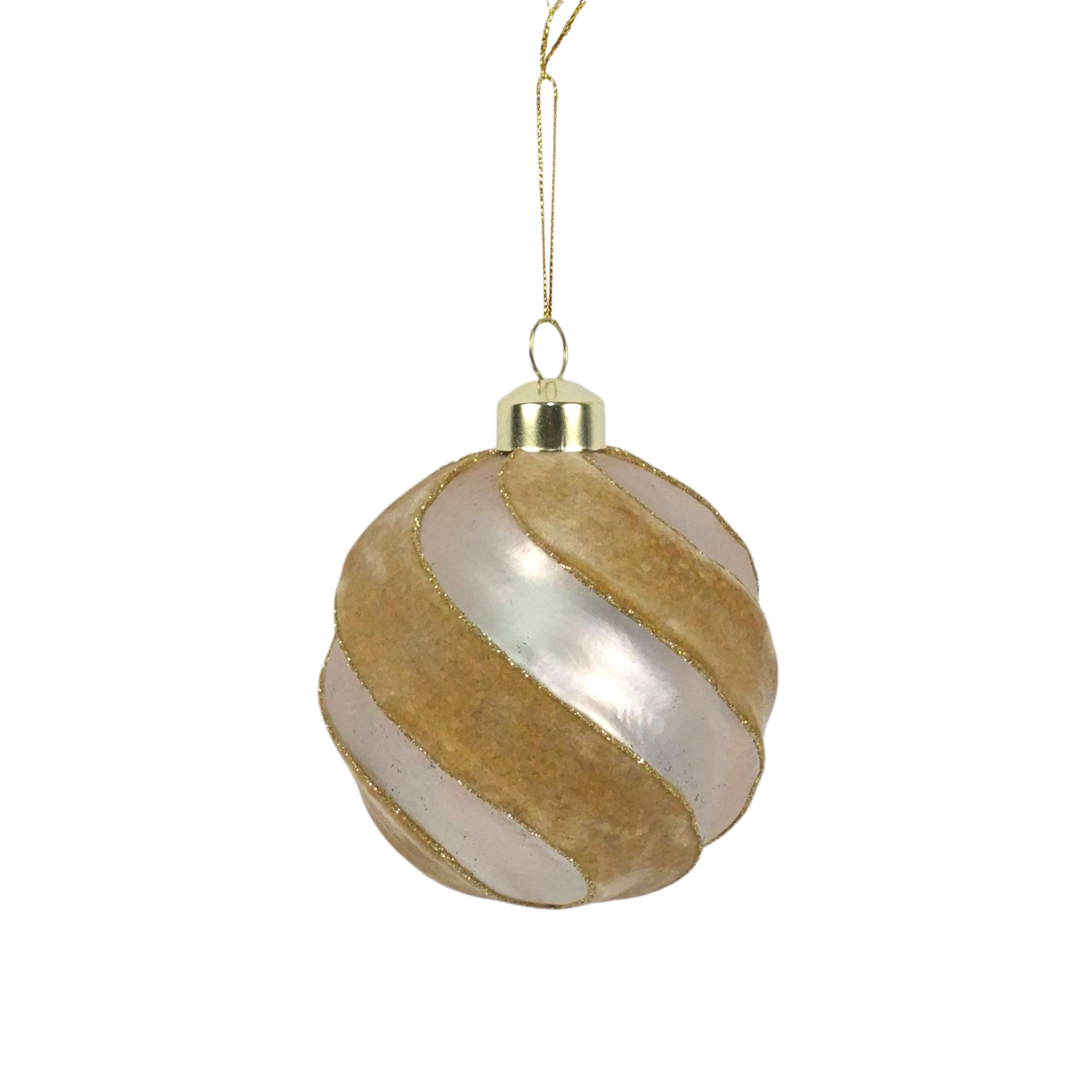 Bola de Natal em Veludo 8cm
