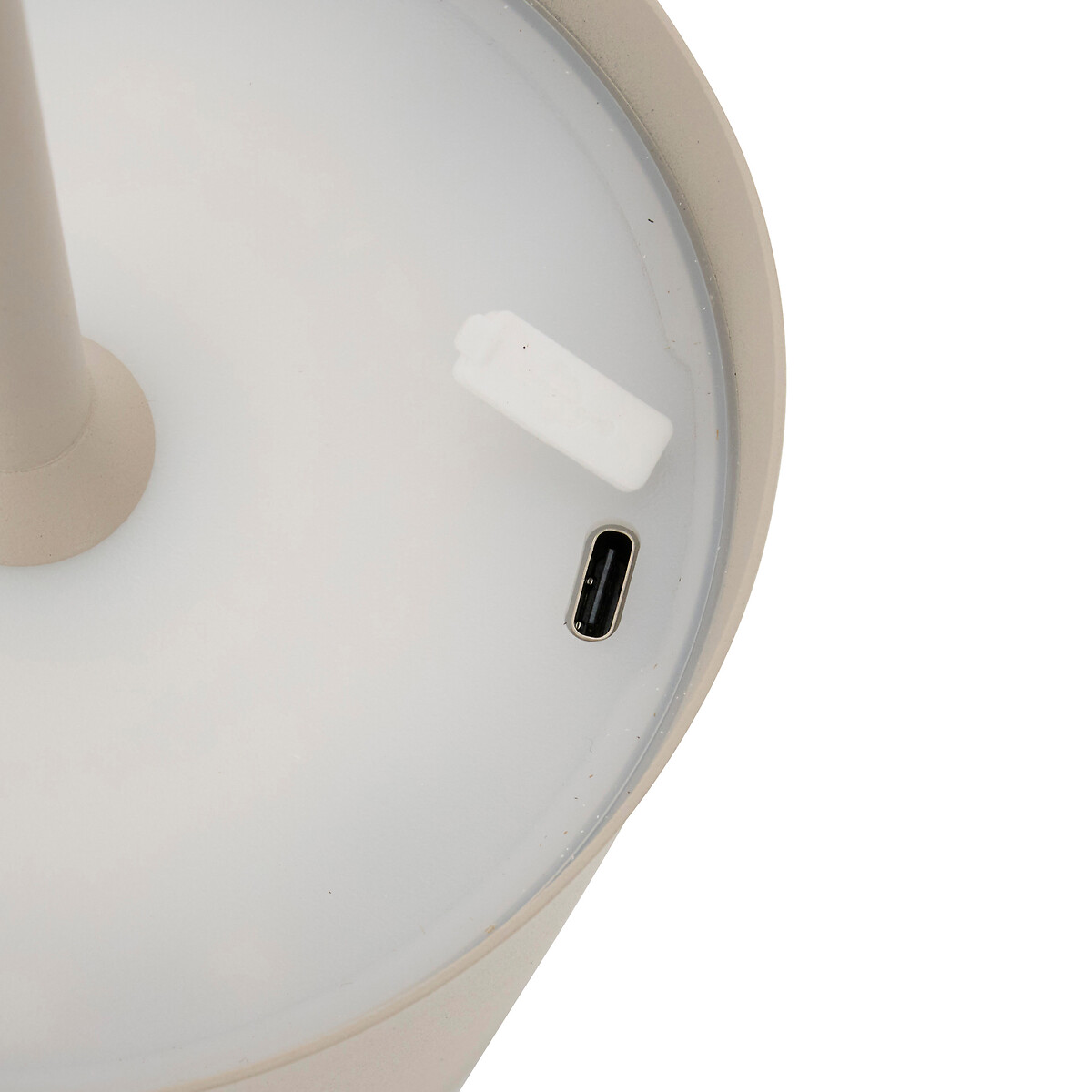 Candeeiro de mesa CODY marfim usb 36cm