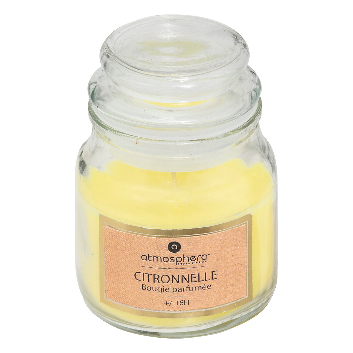 Vela Citronela Em Copo De Vidro 500g