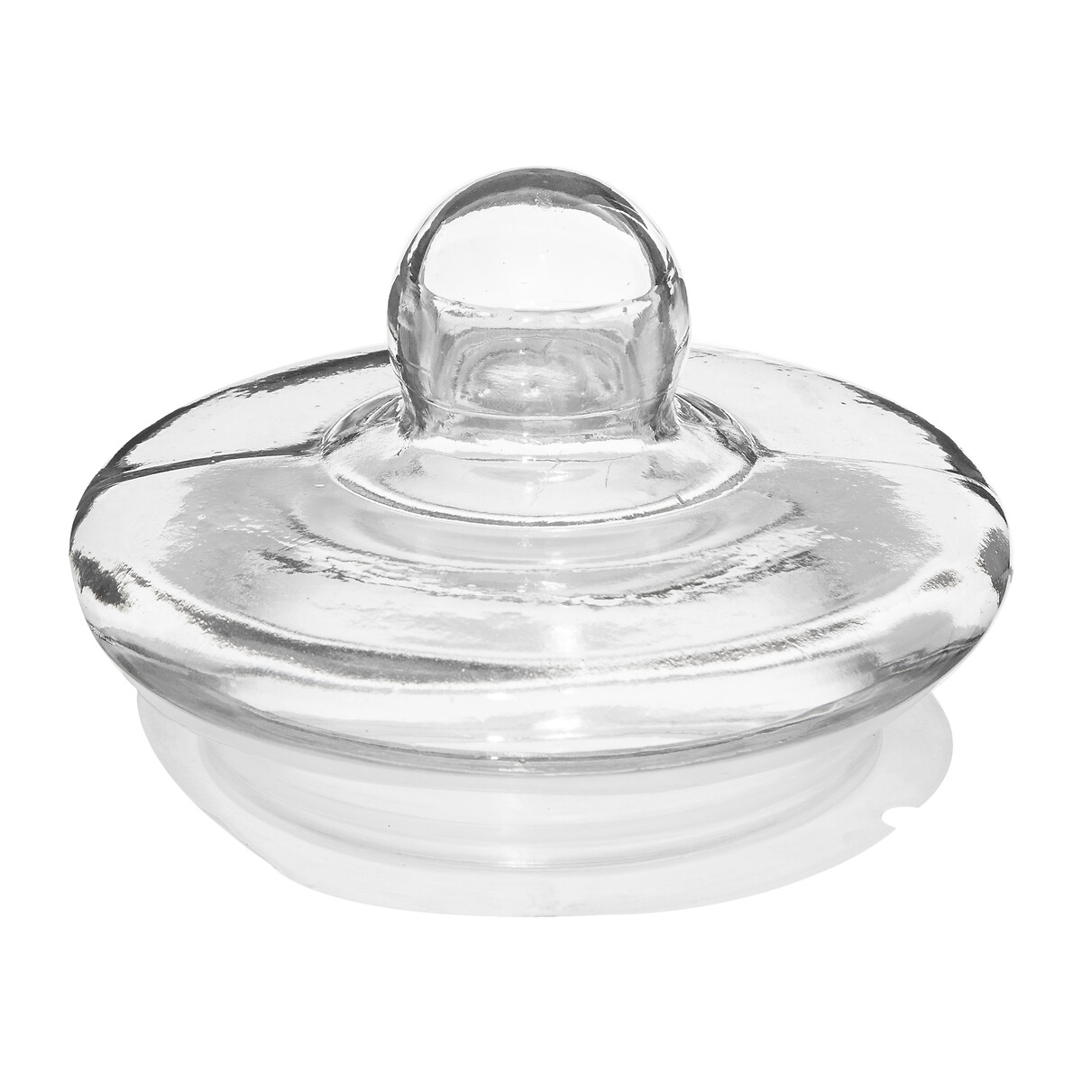 Frasco de vidro 1,6l com etiqueta em ard&oacute;sia