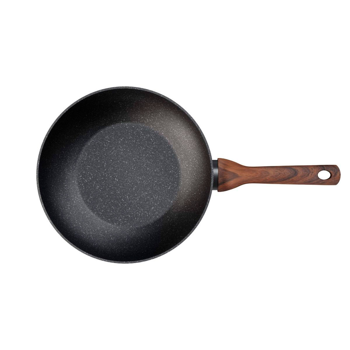 Wok OSLO com cabo em madeira 28cm