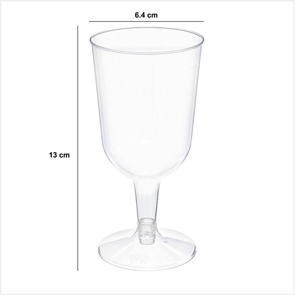 Conjunto de 12 copos reutiliz&aacute;veis 15cl