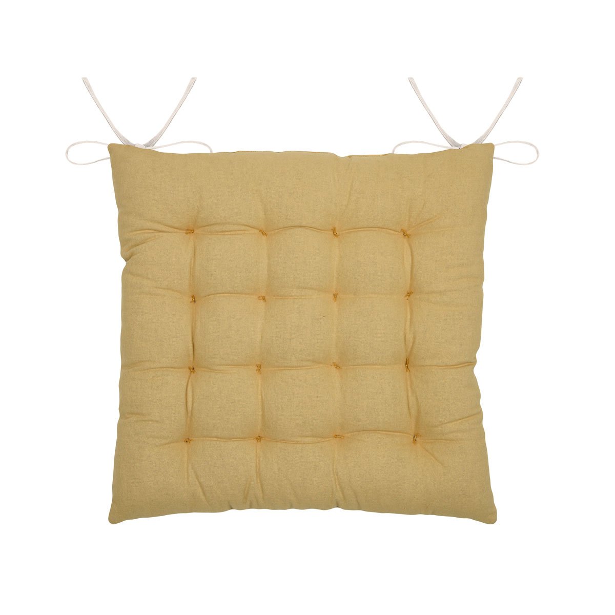 Coxim para cadeira CASABLANCA amarela 38x38cm