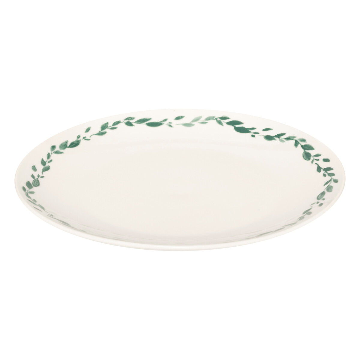 Prato raso LAURIER branco 27cm
