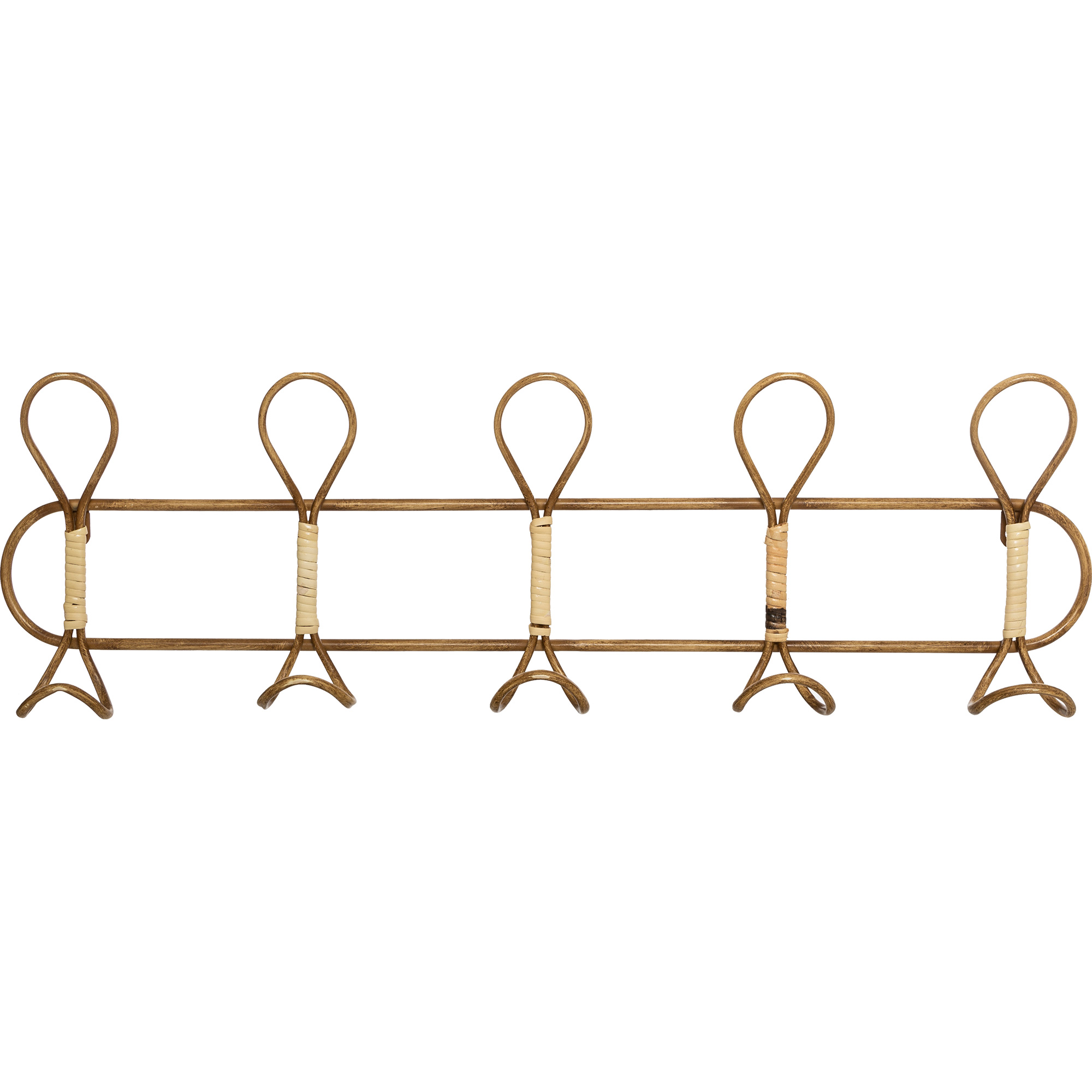 Cabide de parede dourado