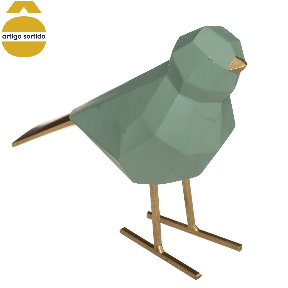 Estátua pássaro BLOOM origami
