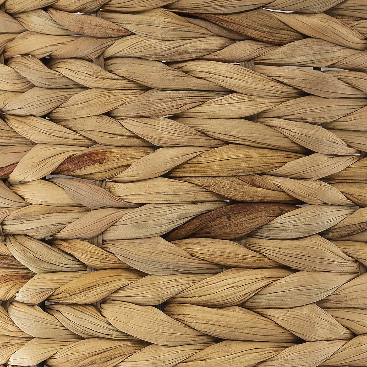 Vaseira NEELA bege em jacinto de &aacute;gua 53cm