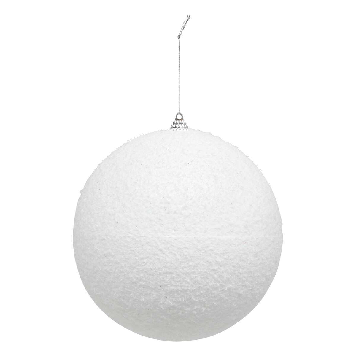 Bola com efeito de neve branca 15cm
