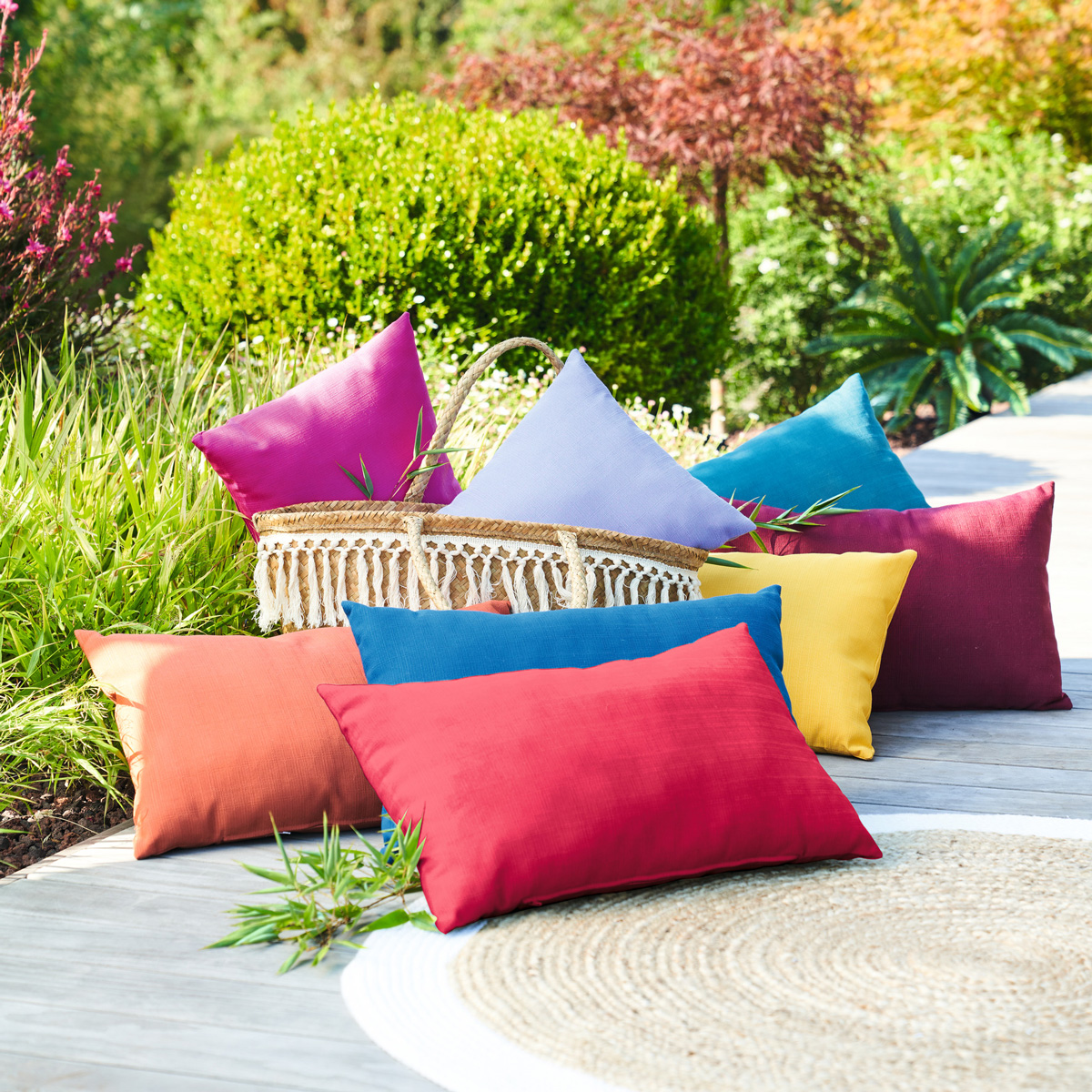 Almofada de exterior KORAI mostarda