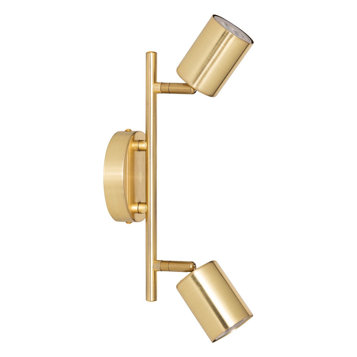 Candeeiro de parede VICO dourado com 2 focos