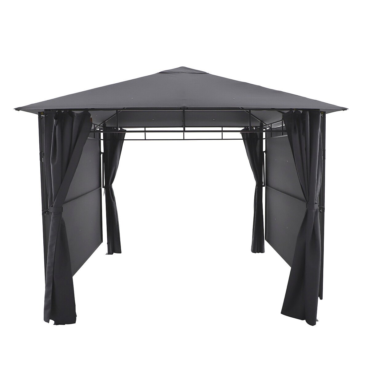 Cortinas para Pérgola OMELYA 3x3mt cinza ardósia