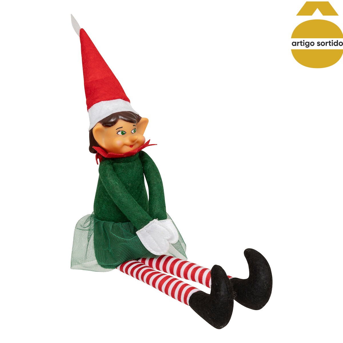 Figura de elfo traquina 40cm,  Figura de elfo traquina 40cm